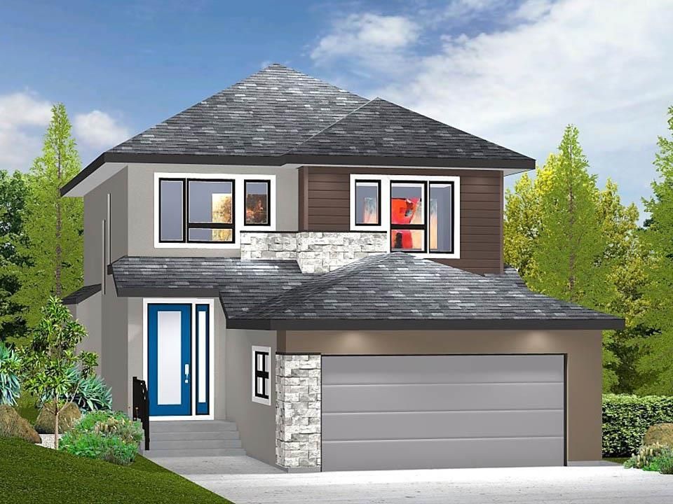 This home will have gorgeous curb appeal! Wide front driveway, poured concrete sidewalk, flush panel insulated garage door, oversized front door and beautiful finishes! Exterior color selections will be shared upon request.