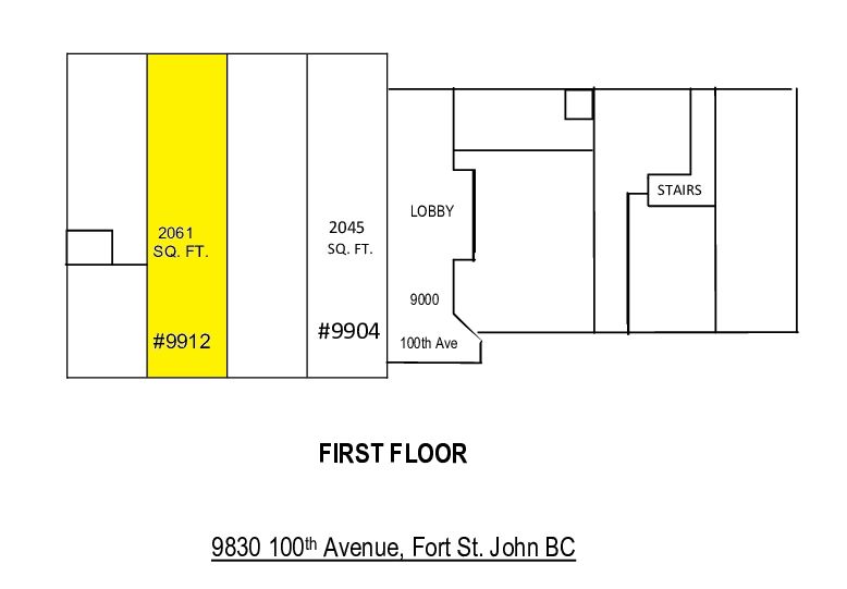 Photo 5: Photos: 9912 100 Avenue in Fort St. John: Fort St. John - City NE Office for lease : MLS®# C8035907