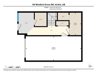 Photo 18: 144 Windford Grove SW: Airdrie Row/Townhouse for sale : MLS®# A2020080