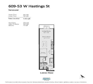 Photo 4: PH609 53 W HASTINGS Street in Vancouver: Downtown VW Condo for sale in "Paris Annex" (Vancouver West)  : MLS®# R2879048