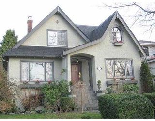Photo 1: 4742 COLLINGWOOD Street in Vancouver: Dunbar House for sale (Vancouver West)  : MLS®# V625247