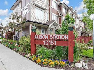 Photo 1: 109 10151 240 Street in Maple Ridge: Albion Townhouse for sale in "Albion Station" : MLS®# R2578071