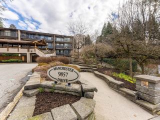 Photo 1: 305 9857 MANCHESTER Drive in Burnaby: Cariboo Condo for sale in "Barclay Woods" (Burnaby North)  : MLS®# R2759085