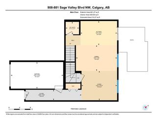 Photo 26: 908 881 Sage Valley Boulevard NW in Calgary: Sage Hill Row/Townhouse for sale : MLS®# A2122431
