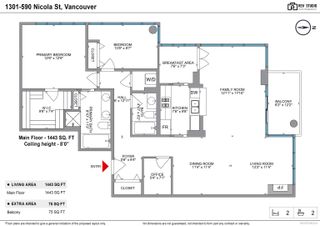 Photo 4: 1301 590 NICOLA Street in Vancouver: Coal Harbour Condo for sale (Vancouver West)  : MLS®# R2759433