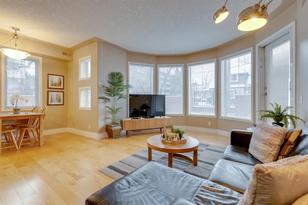 Main Photo: 116 838 19 Avenue SW in Calgary: Lower Mount Royal Apartment for sale : MLS®# A1239405