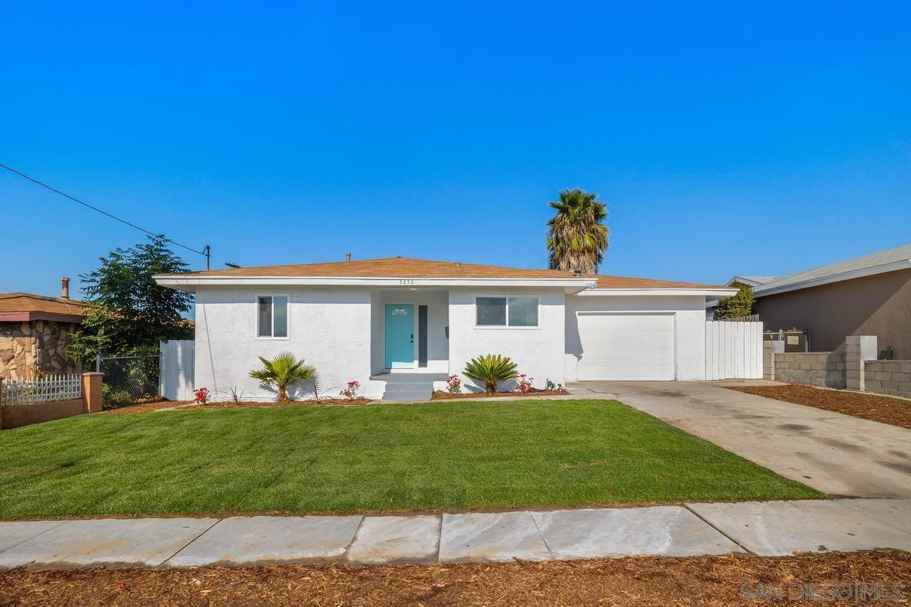Main Photo: SAN DIEGO House for sale : 3 bedrooms : 5250 Coban St