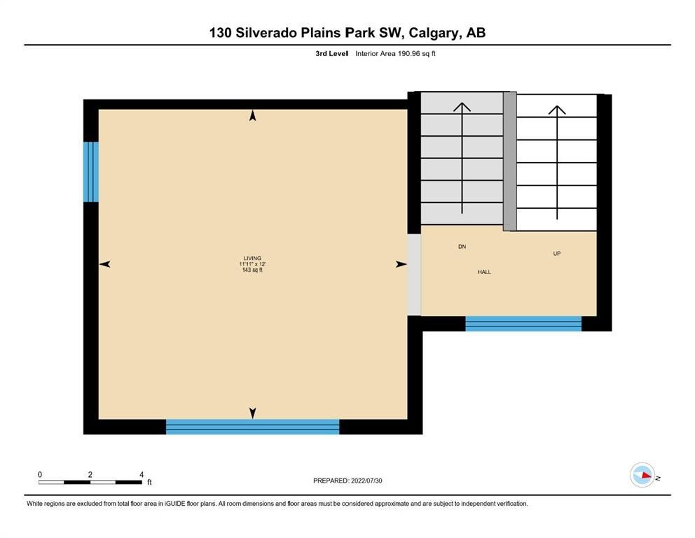 Photo 8: Photos: 130 Silverado Plains Park SW in Calgary: Silverado Row/Townhouse for sale : MLS®# A1244388