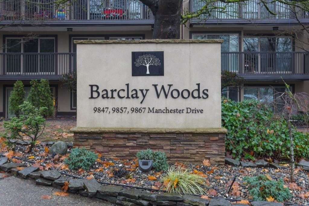 Photo 1: Photos: 424 9847 MANCHESTER Drive in Burnaby: Cariboo Condo for sale in "BARCLAY WOOD" (Burnaby North)  : MLS®# R2224490