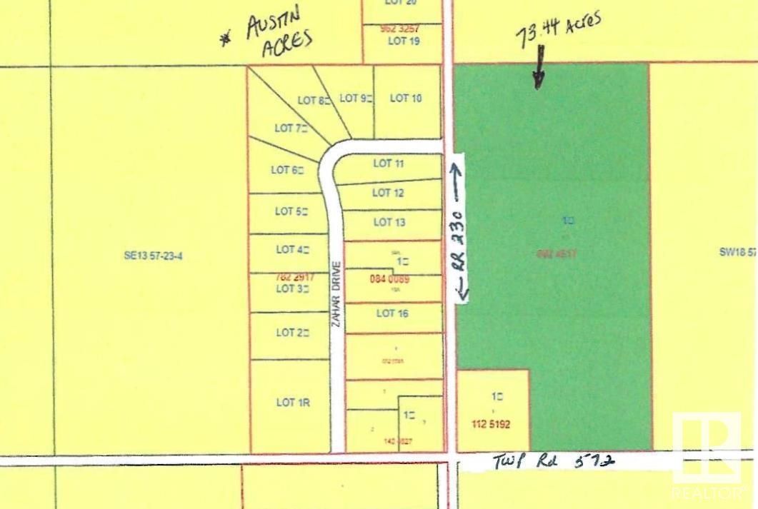Main Photo: 73.44 AC RR230 & Twp 572: Rural Sturgeon County Rural Land/Vacant Lot for sale : MLS®# E4292376