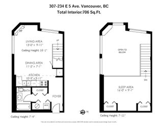 Photo 9: 307 234 E 5TH Avenue in Vancouver: Mount Pleasant VE Condo for sale (Vancouver East)  : MLS®# R2829920