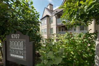 Photo 1: 314 6707 SOUTHPOINT Drive in Burnaby: South Slope Condo for sale in "MISSION WOODS" (Burnaby South)  : MLS®# R2201972