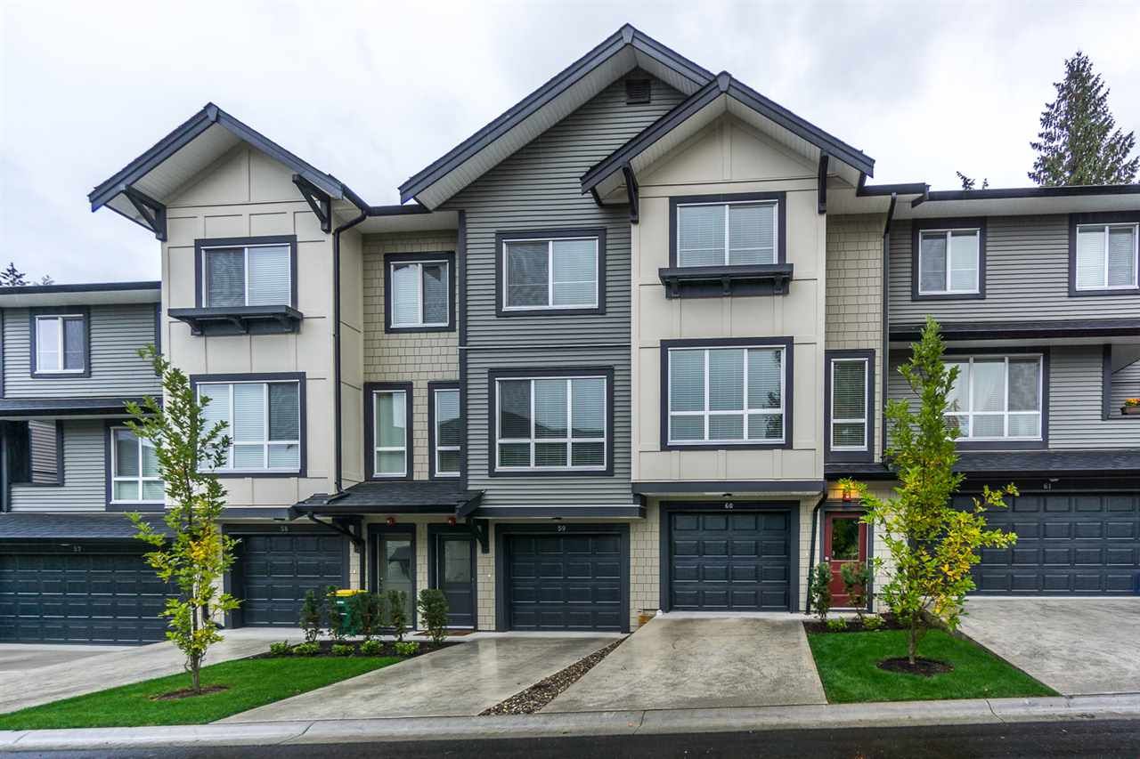 Main Photo: 60 8570 204 Street in Langley: Willoughby Heights Townhouse for sale in "WOODLAND PARK" : MLS®# R2225688
