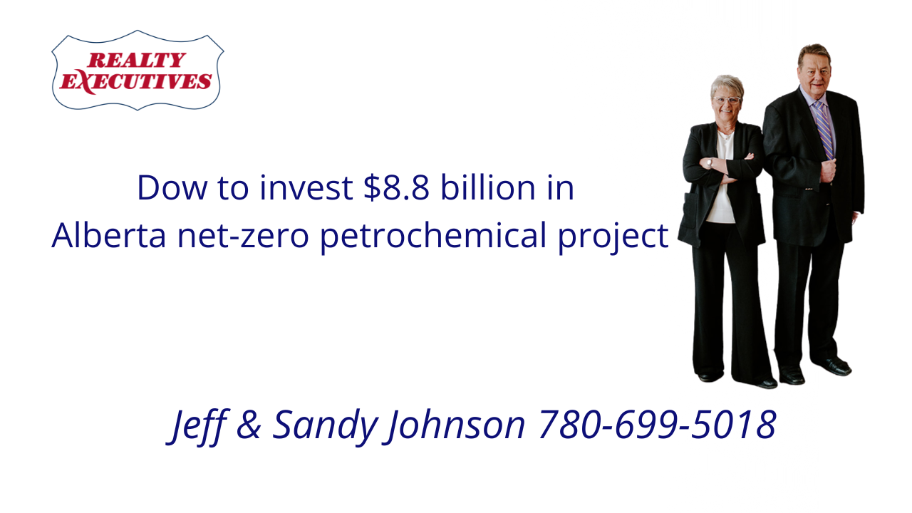 Dow to invest $8.8 billion in Alberta net-zero petrochemical project