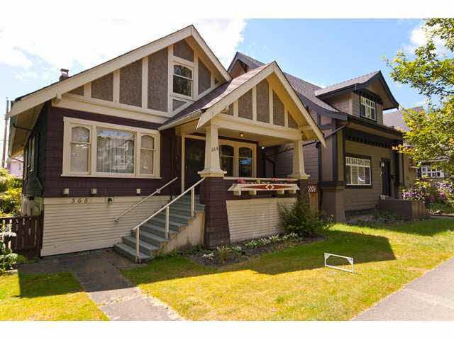 Main Photo: 568 W 18TH AVENUE in : Cambie House for sale : MLS®# V842927