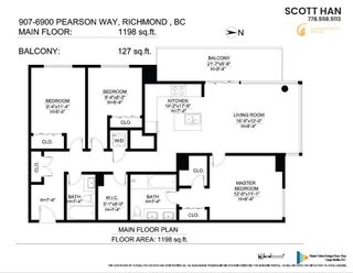 Photo 20: 907 6900 PEARSON Way in Richmond: Brighouse Condo for sale : MLS®# R2783147