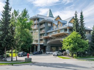 Photo 1: 110 4315 NORTHLANDS Boulevard in Whistler: Whistler Village Condo for sale in "CASCADE LODGE" : MLS®# R2848316