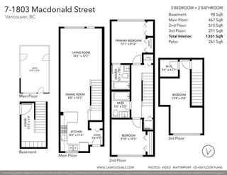 Photo 24: 7 1803 MACDONALD STREET: Kitsilano Townhouse for sale (Vancouver West)  : MLS®# R2740567