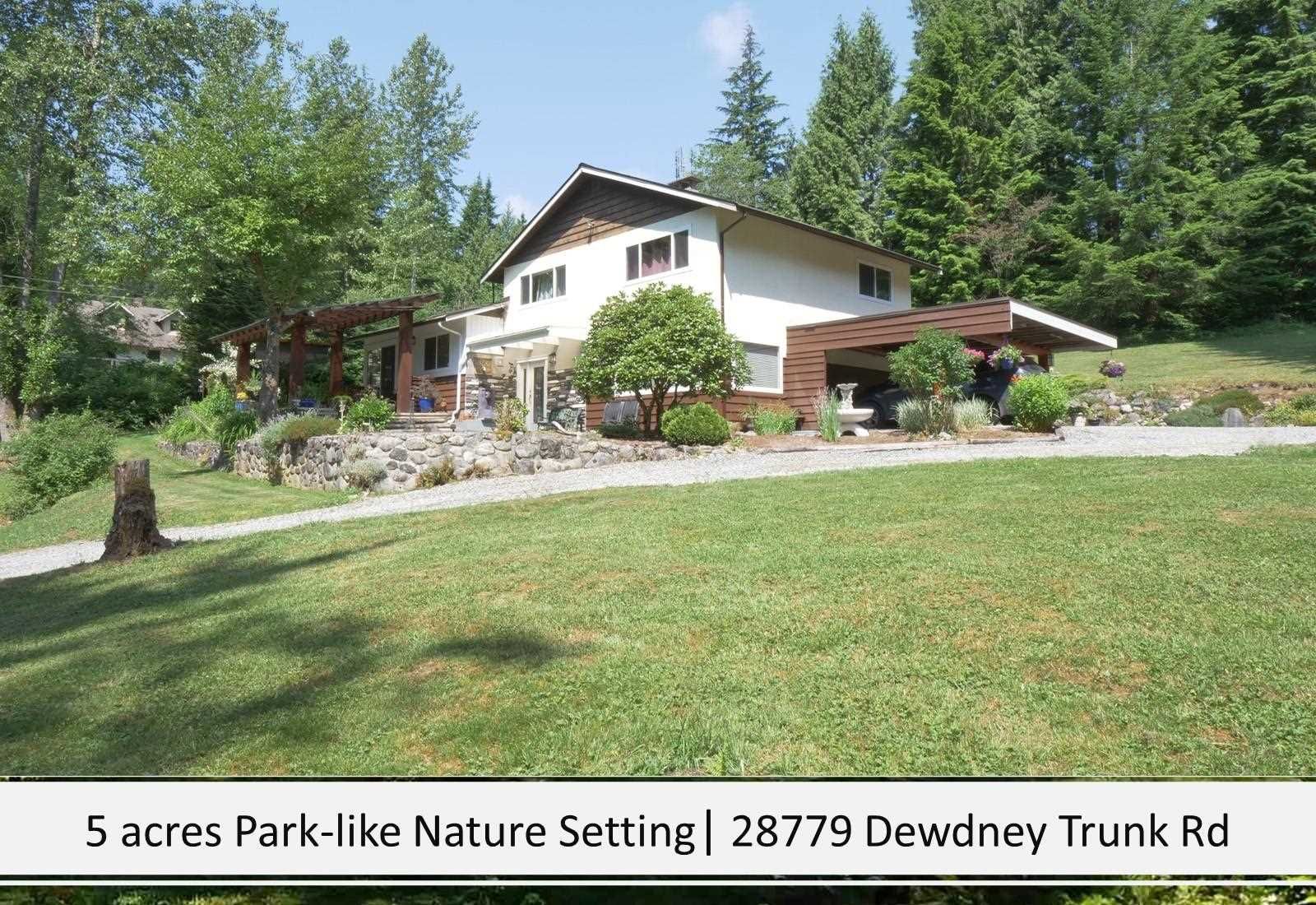 Main Photo: 28779 DEWDNEY TRUNK Road in Maple Ridge: Northeast House for sale : MLS®# R2597212