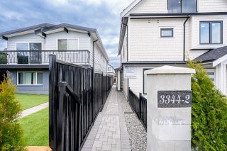 Photo 3: 2 3344 ADANAC Street in Vancouver: Renfrew VE 1/2 Duplex for sale (Vancouver East)  : MLS®# R2850311