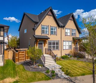 Main Photo: 204 Masters Avenue SE in Calgary: Mahogany Semi Detached (Half Duplex) for sale : MLS®# A2045558
