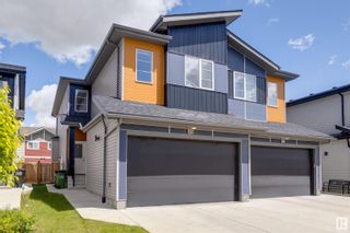 Photo 1: 5956 168 Avenue in Edmonton: Zone 03 House Half Duplex for sale : MLS®# E4393243
