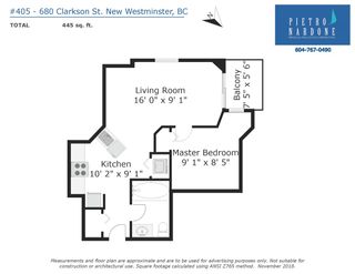 Photo 20: 405 680 CLARKSON STREET in New Westminster: Downtown NW Condo for sale : MLS®# R2322081