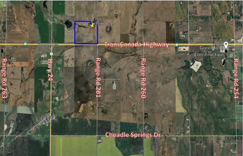 Main Photo: 242036 Range Road 261: Rural Wheatland County Industrial Land for sale : MLS®# A2091970