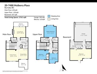 Photo 24: 20 7488 MULBERRY Place in Burnaby: The Crest Townhouse for sale in "SIERRA RIDGE" (Burnaby East)  : MLS®# R2571433