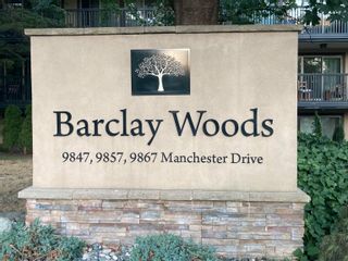 Photo 1: 205 9867 MANCHESTER Drive in Burnaby: Cariboo Condo for sale in "BARCLAY WOODS" (Burnaby North)  : MLS®# R2728539