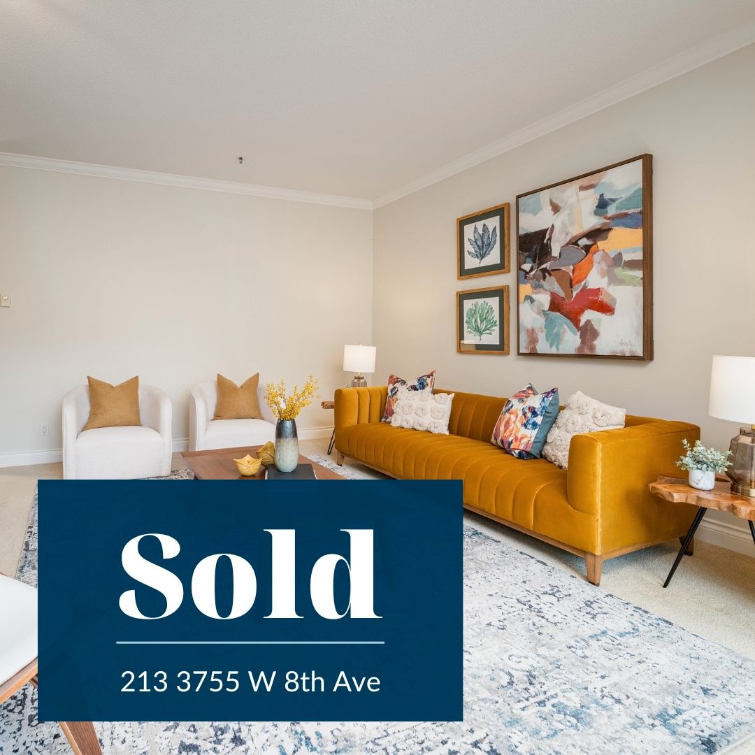 JUST SOLD⁠ ✨ | 213 3755 W 8TH AVE⁠