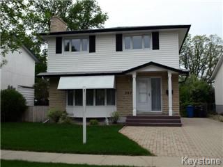 Main Photo: 397 Harcourt Street in Winnipeg: St James House for sale (West Winnipeg)  : MLS®# 1412611