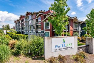 Photo 1: 107 2242 WHATCOM Road in Abbotsford: Abbotsford East Condo for sale in "WATERLEAF" : MLS®# R2832070