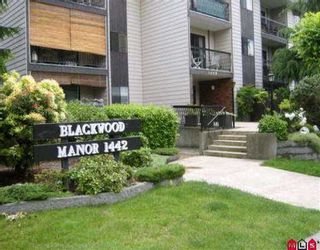 Photo 1: 304 1442 BLACKWOOD ST: White Rock Condo for sale in "BLACKWOOD MANOR" (South Surrey White Rock)  : MLS®# F2613091