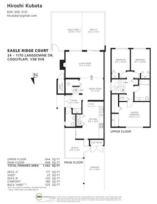 Photo 25: 24 1170 LANSDOWNE Drive in Coquitlam: Eagle Ridge CQ Townhouse for sale in "EAGLE RIDGE COURT" : MLS®# R2589547