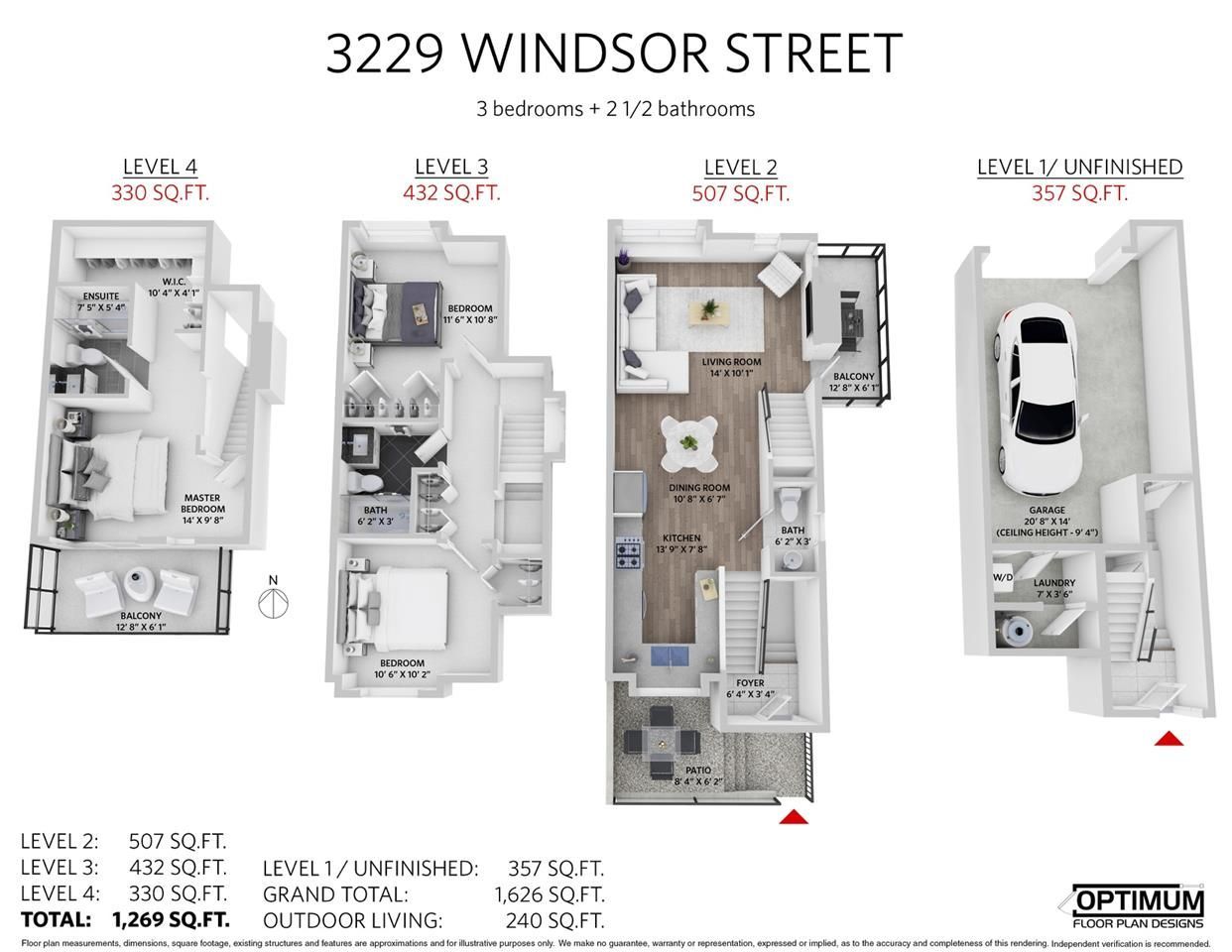 Photo 2: Photos: 3329 WINDSOR Street in Vancouver: Fraser VE Townhouse for sale in "The Nine" (Vancouver East)  : MLS®# R2241273