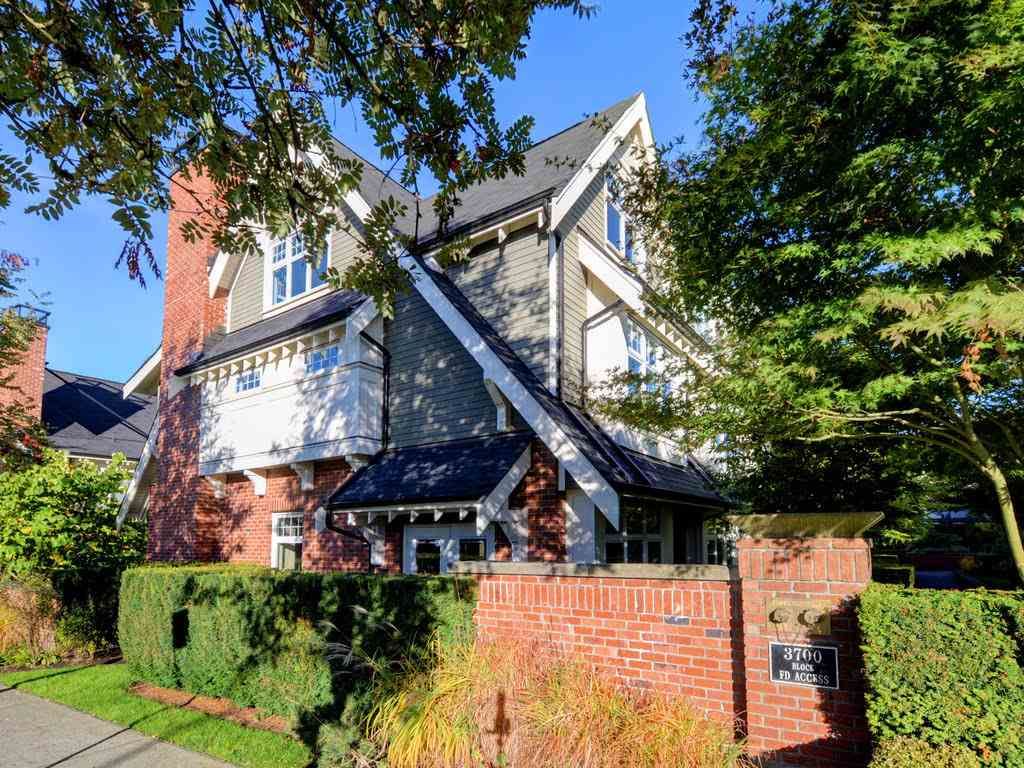 Photo 1: Photos: 3752 WELWYN STREET in Vancouver: Victoria VE Townhouse for sale (Vancouver East)  : MLS®# R2214052