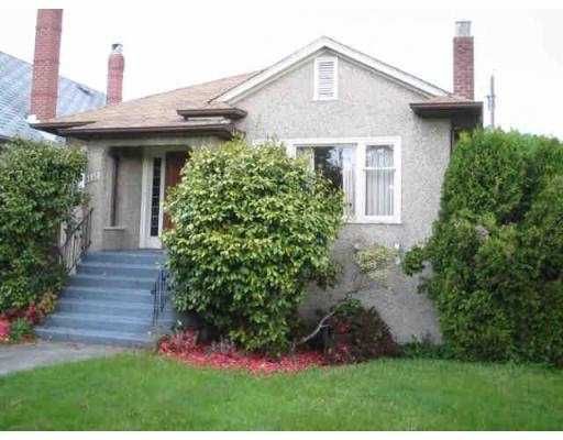 Main Photo: 3237 W 16TH AV in Vancouver: Kitsilano House for sale (Vancouver West)  : MLS®# V536659