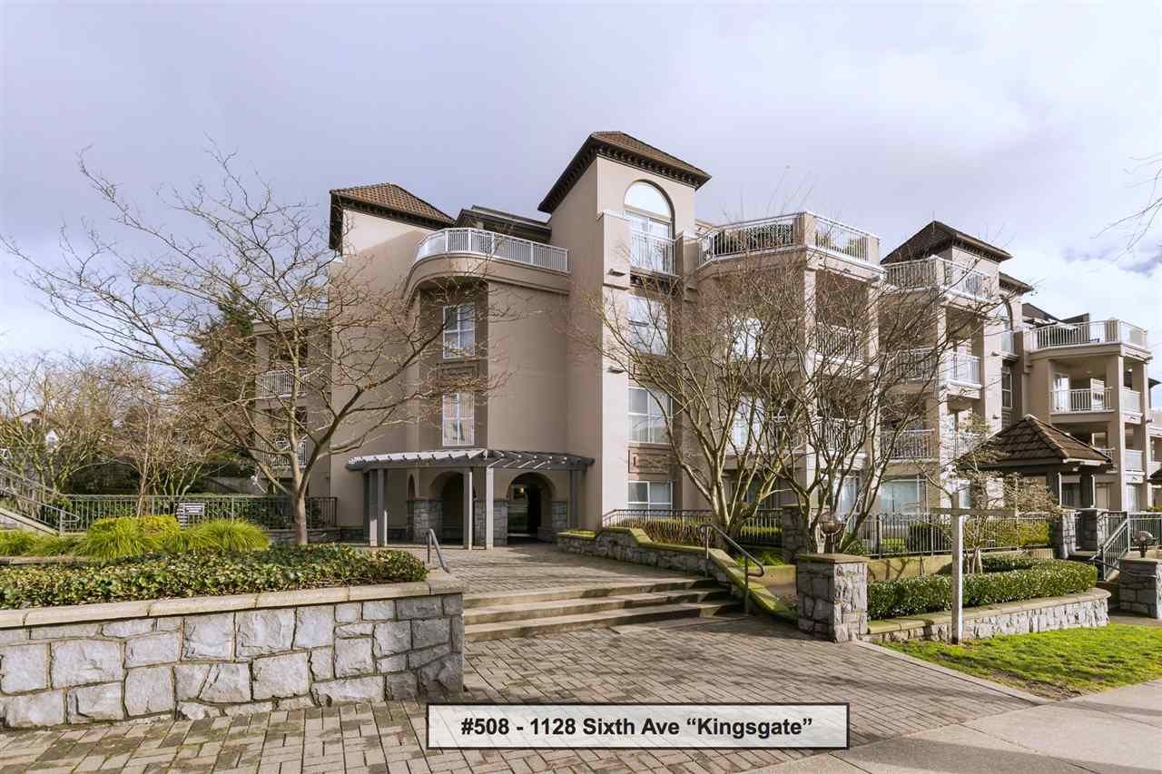 Main Photo: 508 1128 SIXTH Avenue in New Westminster: Uptown NW Condo for sale in "Kingsgate" : MLS®# R2230394