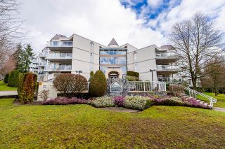 Main Photo: 103 1219 JOHNSON Street in Coquitlam: Canyon Springs Condo for sale in "MOUNTAINSIDE PLACE" : MLS®# R2861159