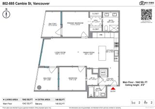Photo 3: 802 885 CAMBIE Street in Vancouver: Downtown VW Condo for sale in "THE SMITHE" (Vancouver West)  : MLS®# R2758871