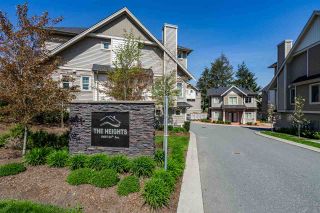 Photo 1: 59 19097 64 Avenue in Surrey: Cloverdale BC Townhouse for sale in "THE HEIGHTS" (Cloverdale)  : MLS®# R2268226