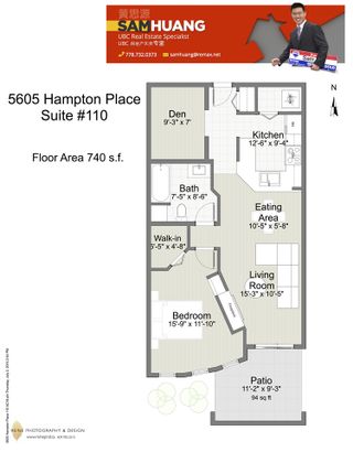 Photo 14: 110 5605 HAMPTON Place in Vancouver: University VW Condo for sale in "PEMBERLY" (Vancouver West)  : MLS®# R2018785