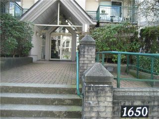 Main Photo: 103 1650 GRANT Avenue in Port Coquitlam: Glenwood PQ Condo for sale in "FOREST SIDE" : MLS®# V1090424