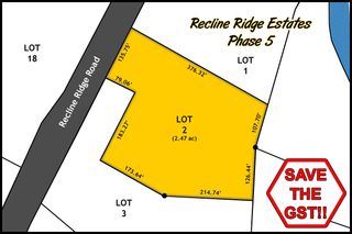 Main Photo: Lot 2 Recline Ridge Road in Tappen: Land Only for sale : MLS®# 10200573