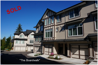 Photo 1: 60 7090 180TH Street in Surrey: Cloverdale BC Townhouse for sale in "THE BOARDWALK" (Cloverdale)  : MLS®# F1323453