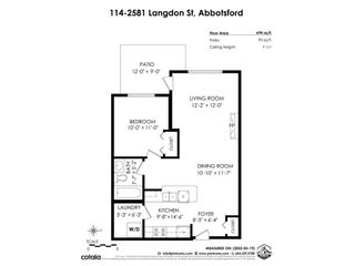 Photo 2: 114 2581 LANGDON Street in Abbotsford: Abbotsford West Condo for sale in "COBBLESTONE" : MLS®# R2725256