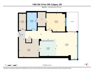 Photo 14: 1406 188 15 Avenue SW in Calgary: Beltline Apartment for sale : MLS®# A1219422