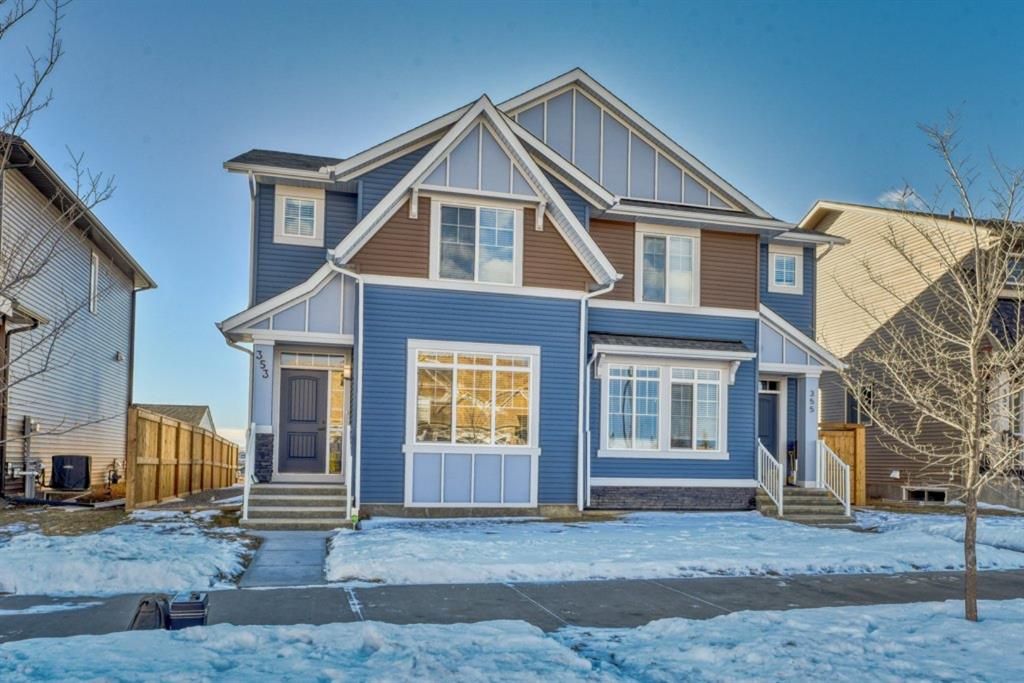 Main Photo: 353 D'arcy Ranch Drive: Okotoks Semi Detached for sale : MLS®# A1173347