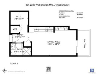 Photo 18: 321 2280 WESBROOK Mall in Vancouver: University VW Condo for sale in "KEATS HALL" (Vancouver West)  : MLS®# R2742918